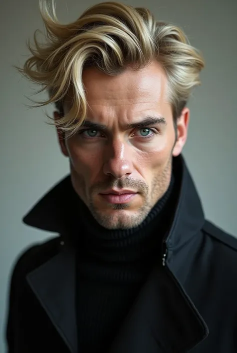 German, male sex, 35 years old, Megalomaniac ,  eccentric and pedantic .  Beautiful but with a malicious air. Blonde hair and light eyes