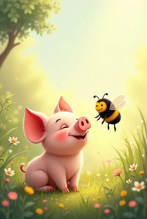 Pig and bee