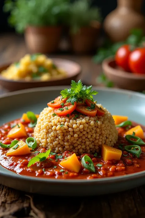 Quinoa with a native base 