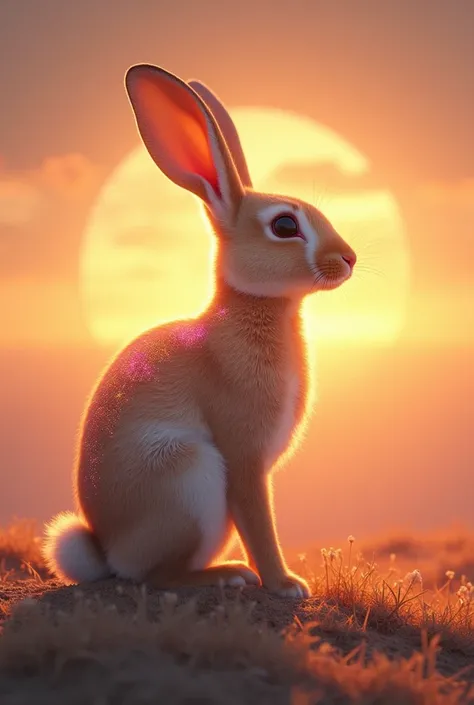 The rabbit with the character of the horizon

