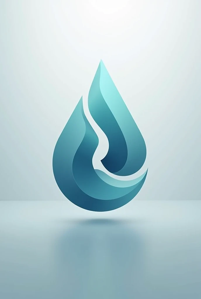 Logo for a bottomless modern hydroelectric company
