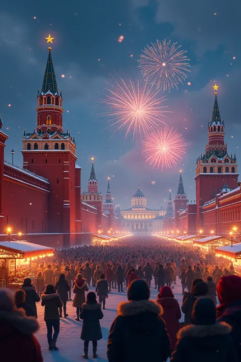 Moscow on New Years Eve