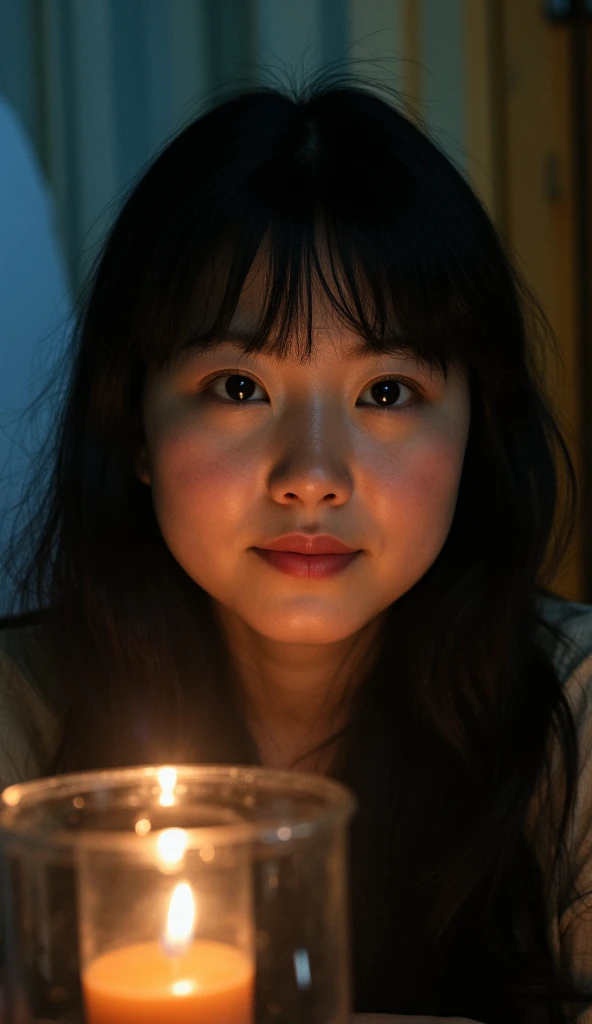 Professional Photography,  Wong Ka Wai movie lighting style , Live-action version、True、  it did have such a gentle !  while maintaining that cinematic feeling ,   intimate feelings ，同时保持其基于True情感 .  screen， and especially the way you describe her fading li...