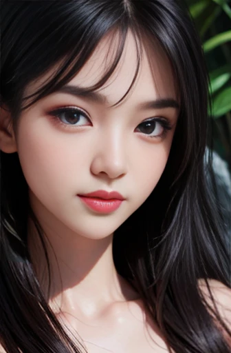 (ultra realistic) , (illustration), (increase resolution), (8K), (extremely detailed), (best illustration), (beautiful detailed eyes), (best quality), (ultra-detailed), (masterpiece), (wallpaper), (detailed face), 1 girl, black straight hair, slender body,...