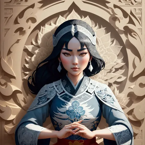 A mesmerizing paper-cut animation of the iconic tale of Mulan comes to life on the screen. Every delicate detail meticulously crafted out of paper unfolds before your eyes, showcasing the determined spirit of Mulan. The intricate paper scenes blend vibrant...