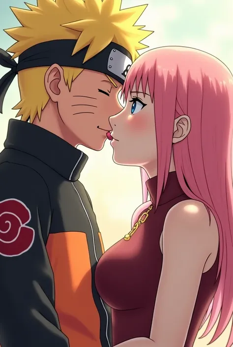 Create Naruto licking Sakuras pussy while Hinata sucks his dick
