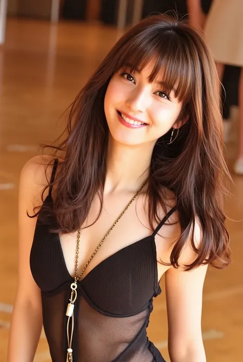 Mature 24 year old woman(Zuo々Nozomi)が一人Yes 、The woman has shiny dark hair(前髪To下げたポニーテールヘアー:1.6)のヘアースタイルToしてYes 、女性の体型は均整のとれたプロポーションis、おヘソは縦型に凹んでYes 、( breasts are C cup size :1.6)で美しい形ToしてYes 、(Chest Valley and Thin Legs:1.6)が魅力is、Women美しい自然な昼間光ライティングの(Sta...