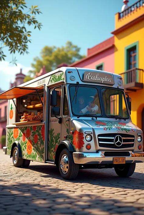 Food truck burritos Mercedes Benz Cuernavaca 