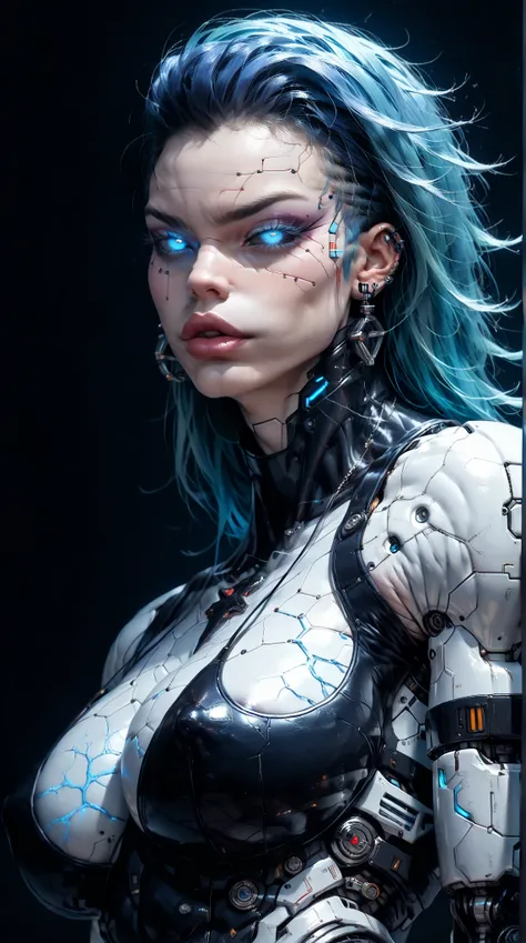 score_9, score_8_up, score_7_up,beautiful teenage muscular goth cyborg girl, nude, (black sclera:1.5), (blue glowing eyes:1.5), (blue glowing body veins:1.5),(((muscular bodybuilder physique:1.75))), ((((extreme muscular hypertrophy:1.5)))), (flat muscular...