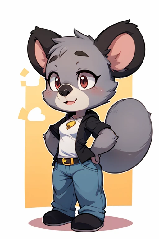 Female furry koala tiny toons adventure style 