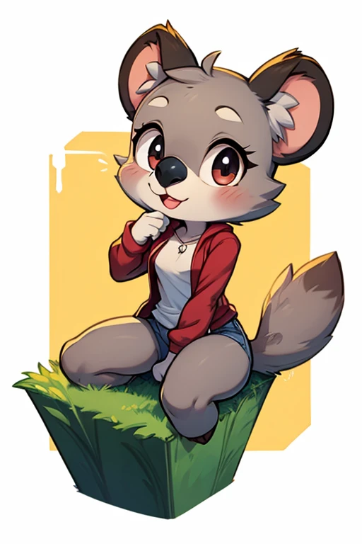 Female furry koala tiny toons adventure style 