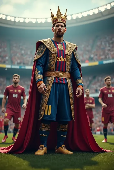 Messi being king and humiliating the other team