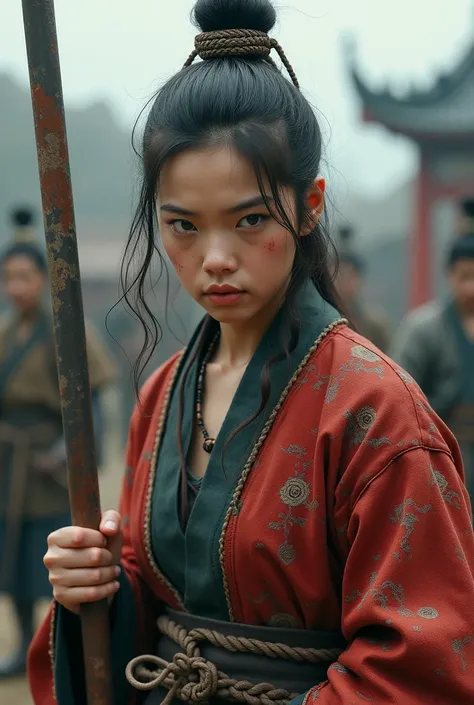  Three Kingdoms Period ,Vicious, girl,Wear ancient plain clothes