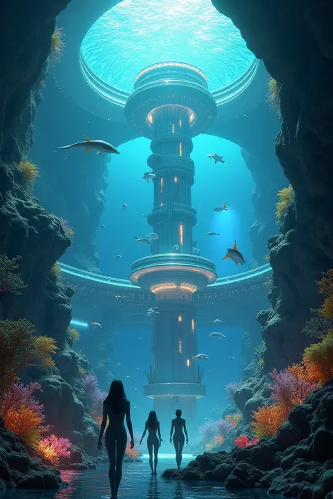 Hidden city under the ocean