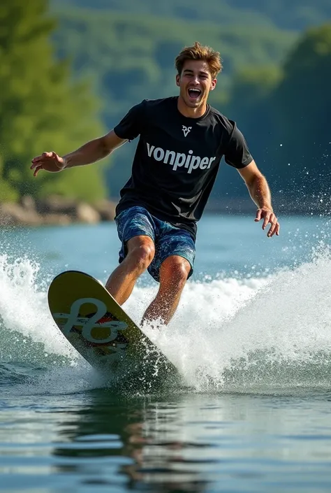 Wakeboard, camisa , marca vonpiper