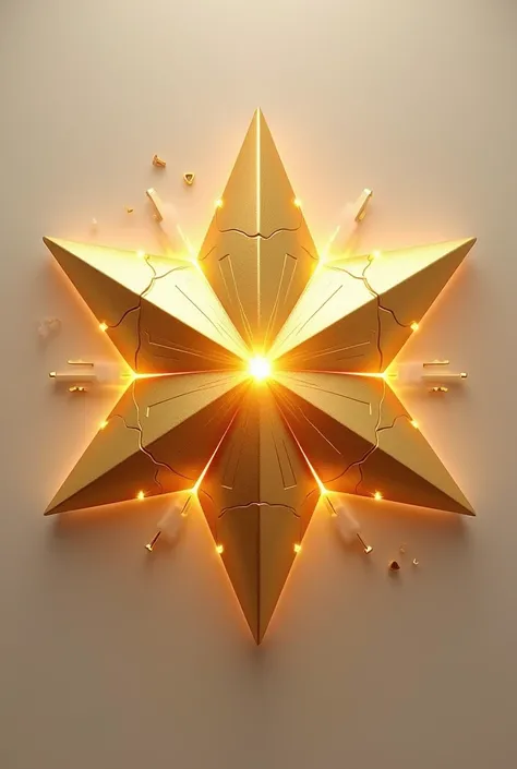 logo GOLDEN STAR 4D, HD quality. 