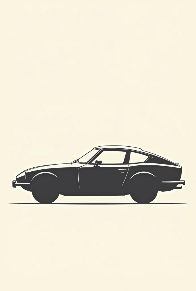 TOYOTA VINTAGE CAR OUTLINE