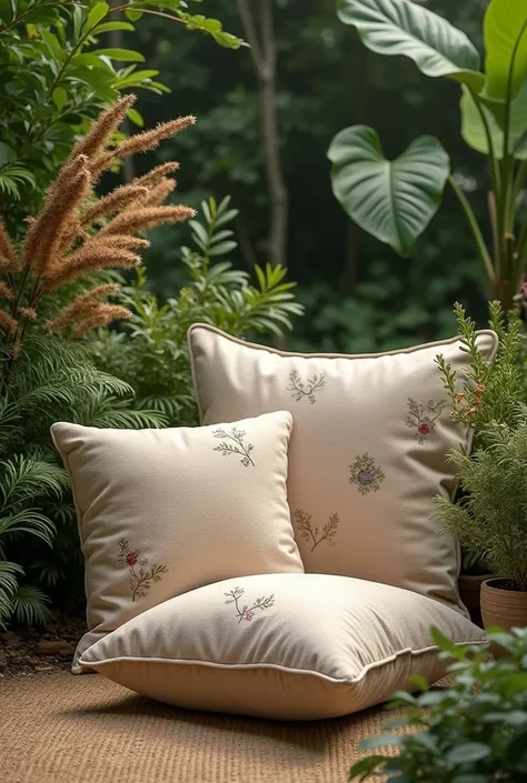 Cushions that give love to nature
