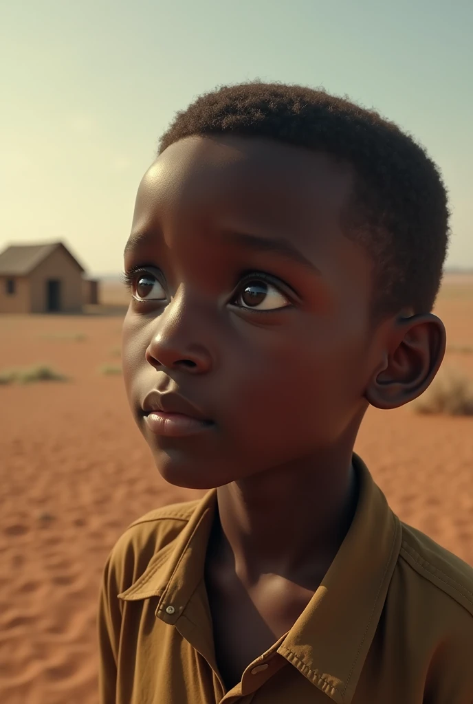 In the eyes of a boy in Africa, a question always appeared: did he want to know the world? 