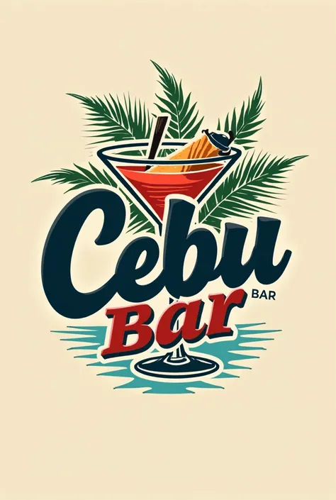 Make the logo of Cebu Bar with some details related to the name 
