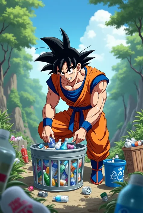 Goku recycling plastics