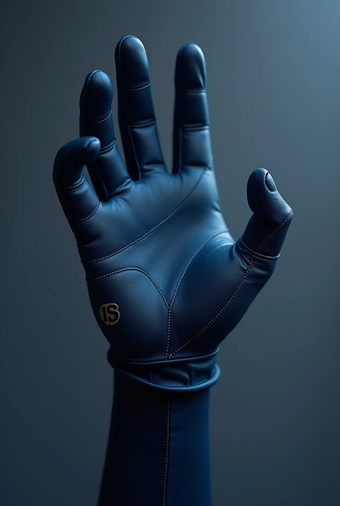  Technological glove sign language translator, color navy blue with neurotransmitters 