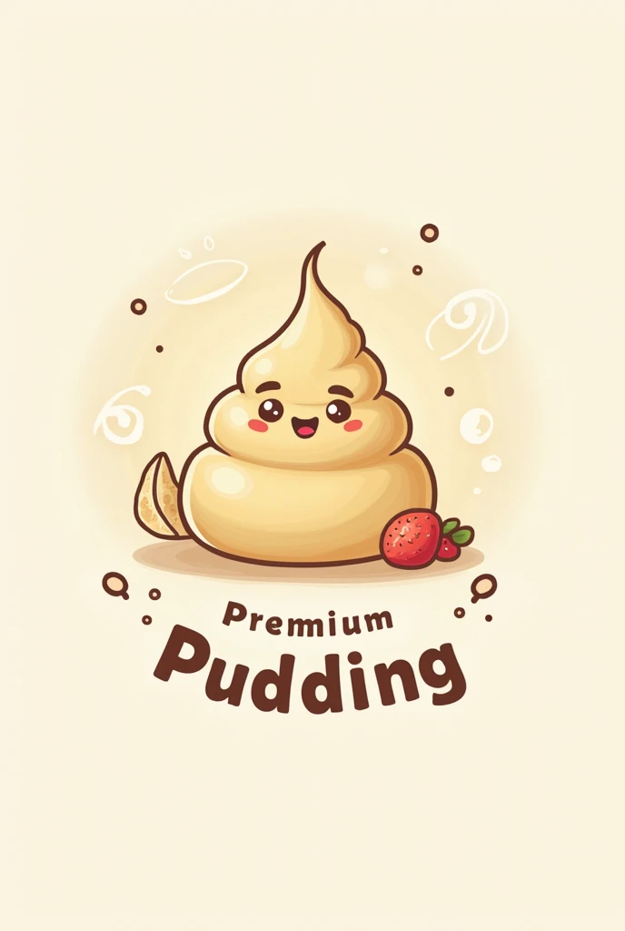 An art for a pudding logo