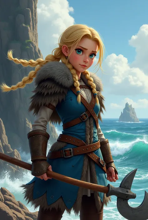 Give me an image of Astrid of how to train your dragon