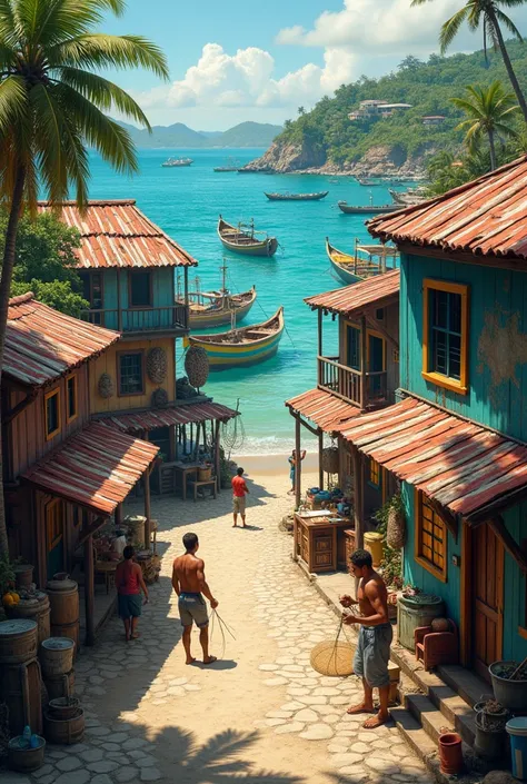 Trinidad vintage fishing village