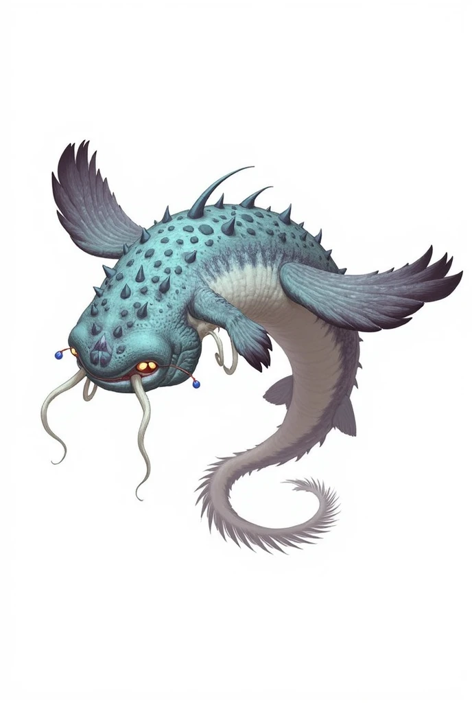 Lake Leviathan, Long Whiskers, Flowing Fins, Catfish Dragon