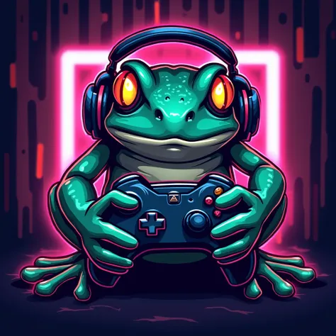 Incorporate gaming-related symbols like controllers, headphones, or even a mascot. You can create a stylized frog icon, as “FrogGamer” is the scientific name for frogs, potentially adding a playful or fierce touch to reflect the gaming energy.