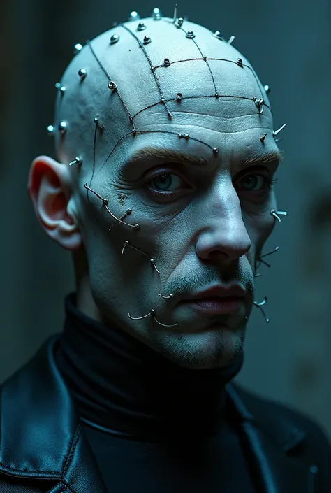 Manoel Gomes, o Caneta Azul, an Brazilan artist, characterized like Pinhead, cenobite, from Hellraiser movie