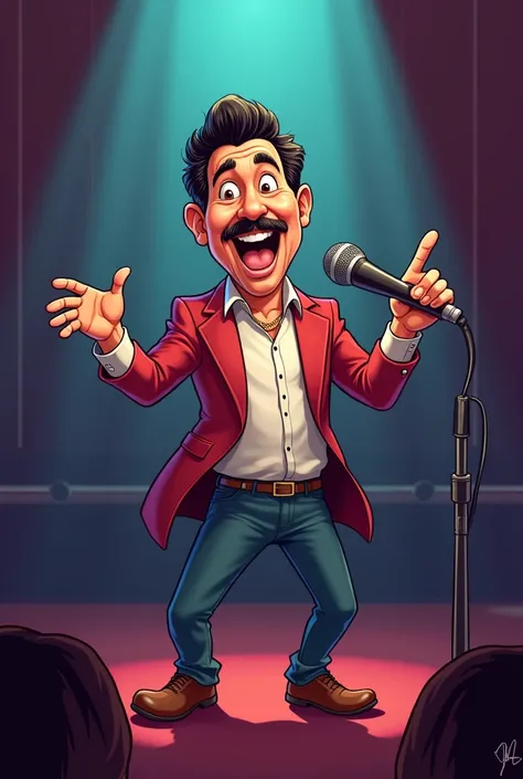 Franco Escamilla the animated comedian
