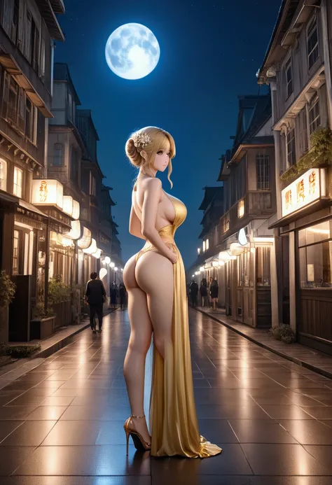 young girls _ Lobos a small town surrounded by very tall walls thin bodies thin legs Atlético big breasts big buttocks night full moon gigantic yellow 