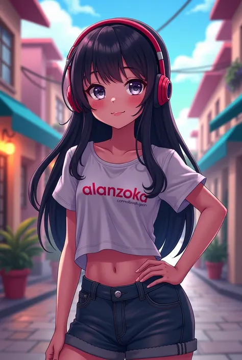 Imagine Alanzoka as an anime girl