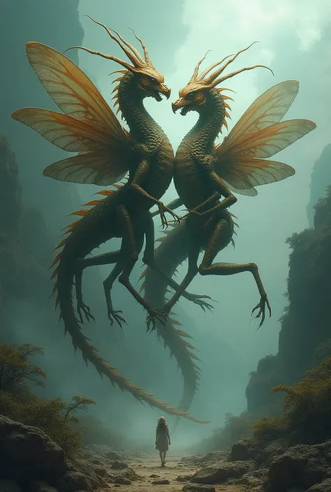 Worshipful locusts and dragons merge into cool animals