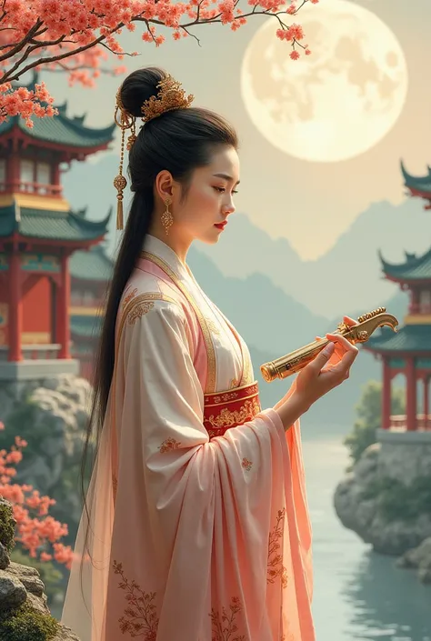 An ancient Chinese personification of literary music and a monopoly of famous women with different talents and talents