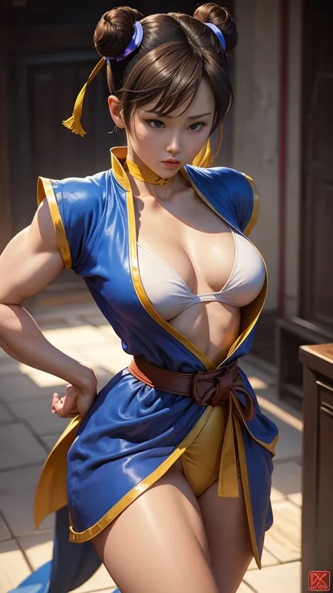 Chun li, beautiful,Sexy outfii, sexy legs,attack moves 