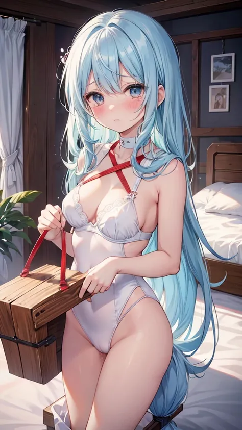 score_9, score_8_up, score_7_up,source_anime, anime,
Shibari, Bondage, BDSM,
baby face, crying, screaming, teardrop, streaming tears,
polka dot bra and panties, white bra, white panties, pussy pussy juice,
wooden horse, riding a wooden horse
To bind ones h...