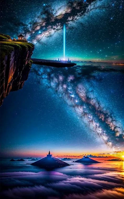 Spectacular views、 Future City、god秘的、 Vivid 、 is glittering、 magic 、 Surrealism、god々、 amazing、Little Star, beautiful scenery, Inspiring Scenery, Spectacular Scenery ,Breathtaking Scenery 