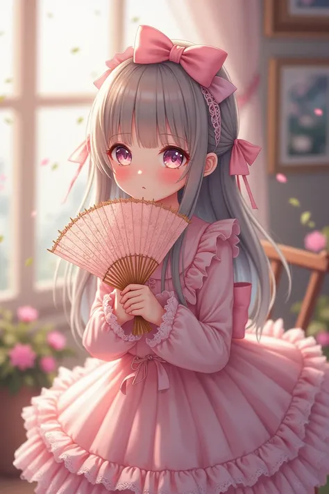 Cute shy Lolita hentai anime girl