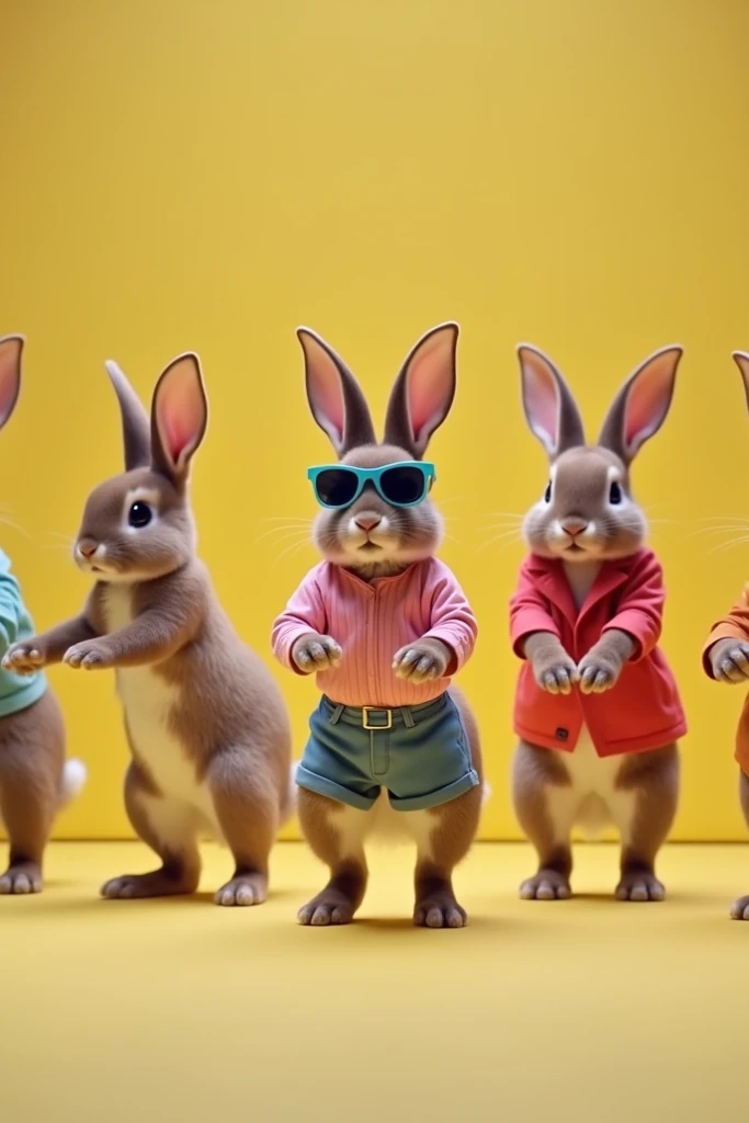 A video of the rabbits singing the macarena and dancing the macarena (the video must be 12 seconds long) 