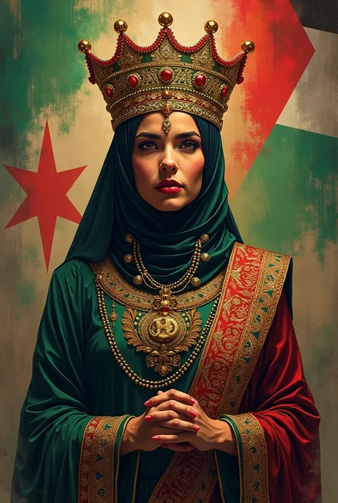 Queen Dhaouya 
Algerian 
For Palestine 