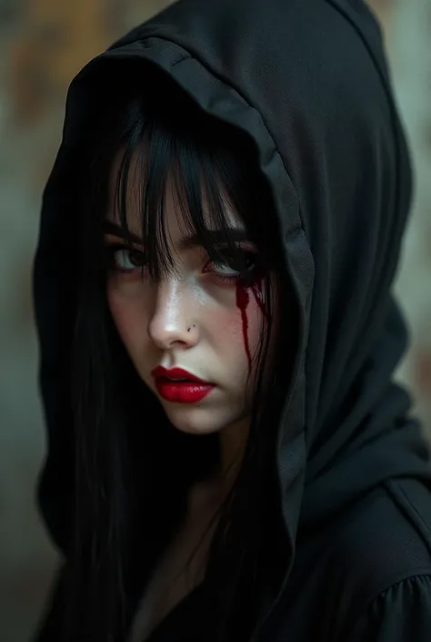 (( RAW photo), absurdo, ( absurd resolution )),  masterpiece,  better quality , ( Extremely detailed 8k unity CG wallpaper), ( best illustration ), ( best shade),  realistic lighting ,  detailed and beautiful brightness , ((21 years old)), girl,  Long Blac...