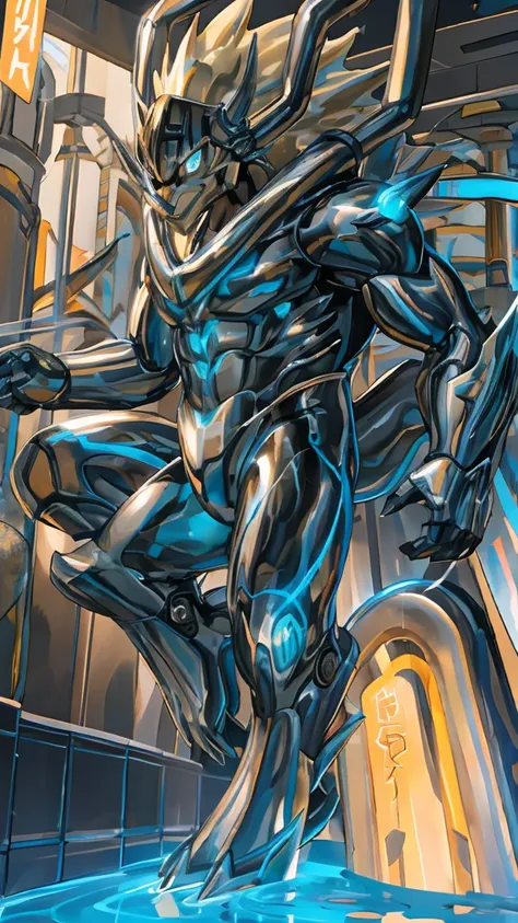 male, Synthesizer , metal silver slime body,  silver metallic sticky mucus , sticky skin ,sticky skin,Machine Tool ,drum bunker dragon / 冲击钻 / future card buddyfight

.Luminous body,male, network Hive. Full Body Mechanical Bodysuit . . full-body photo . Li...