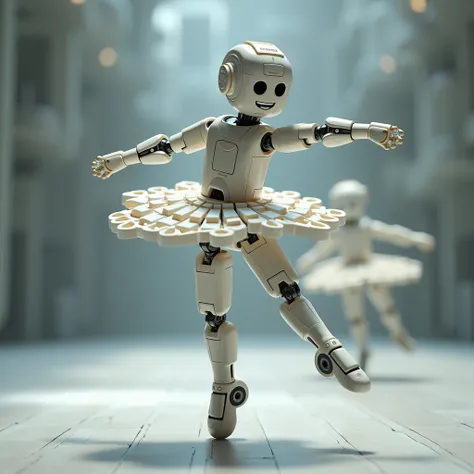 The legi ballet dancer dances like lego