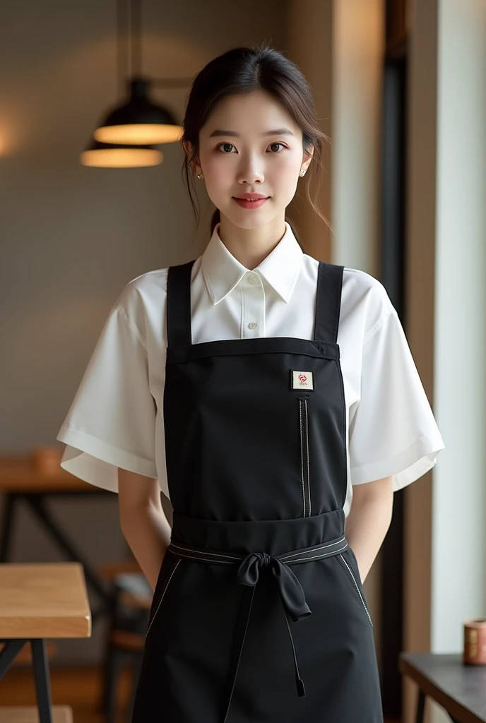 korean style cafe uniform 