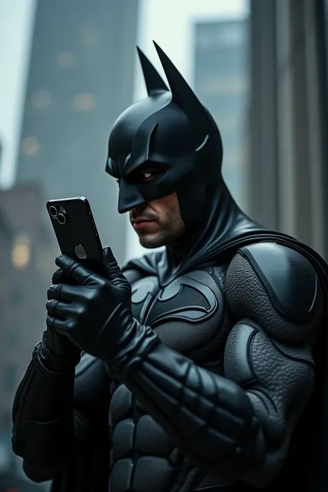 Batman use iPhone 16 pro max black titanium 