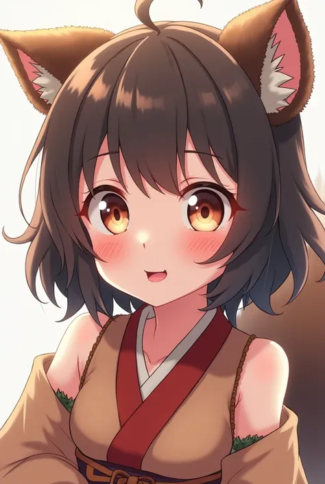 1 girl, Ahegao, Looking down, Japanese, Tanuki face,