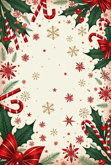 illustration with christmas patterns